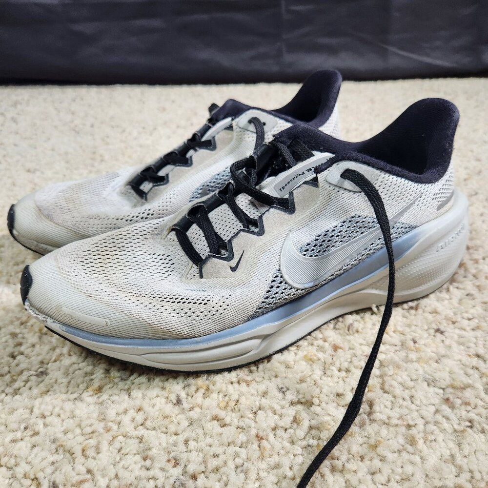 Kids' Nike Pegasus 41 Running Shoes Big 6.5 Regular Photon Dust/Metallic B3